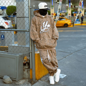 Conjunto Camuflaje Chinilla Cafe