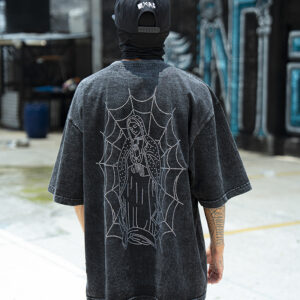 Playera Virgen Acid Wash