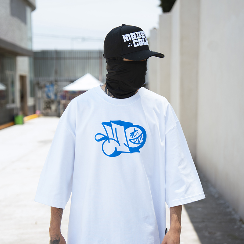 Playera YO Oversize Azul