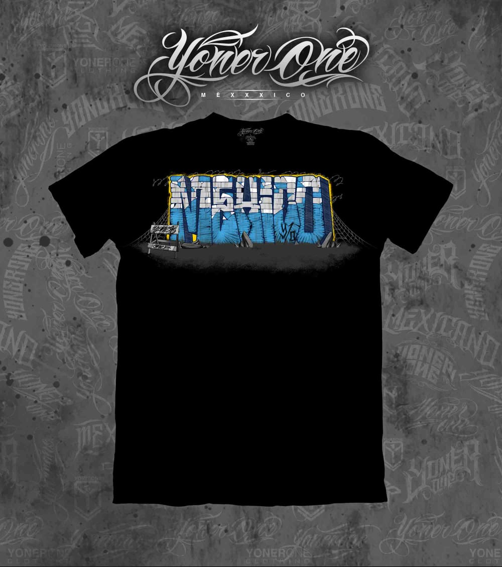 Playera México Bloques